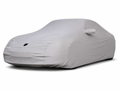 Maßgefertigte graue Ford Outdoor-Autoabdeckung